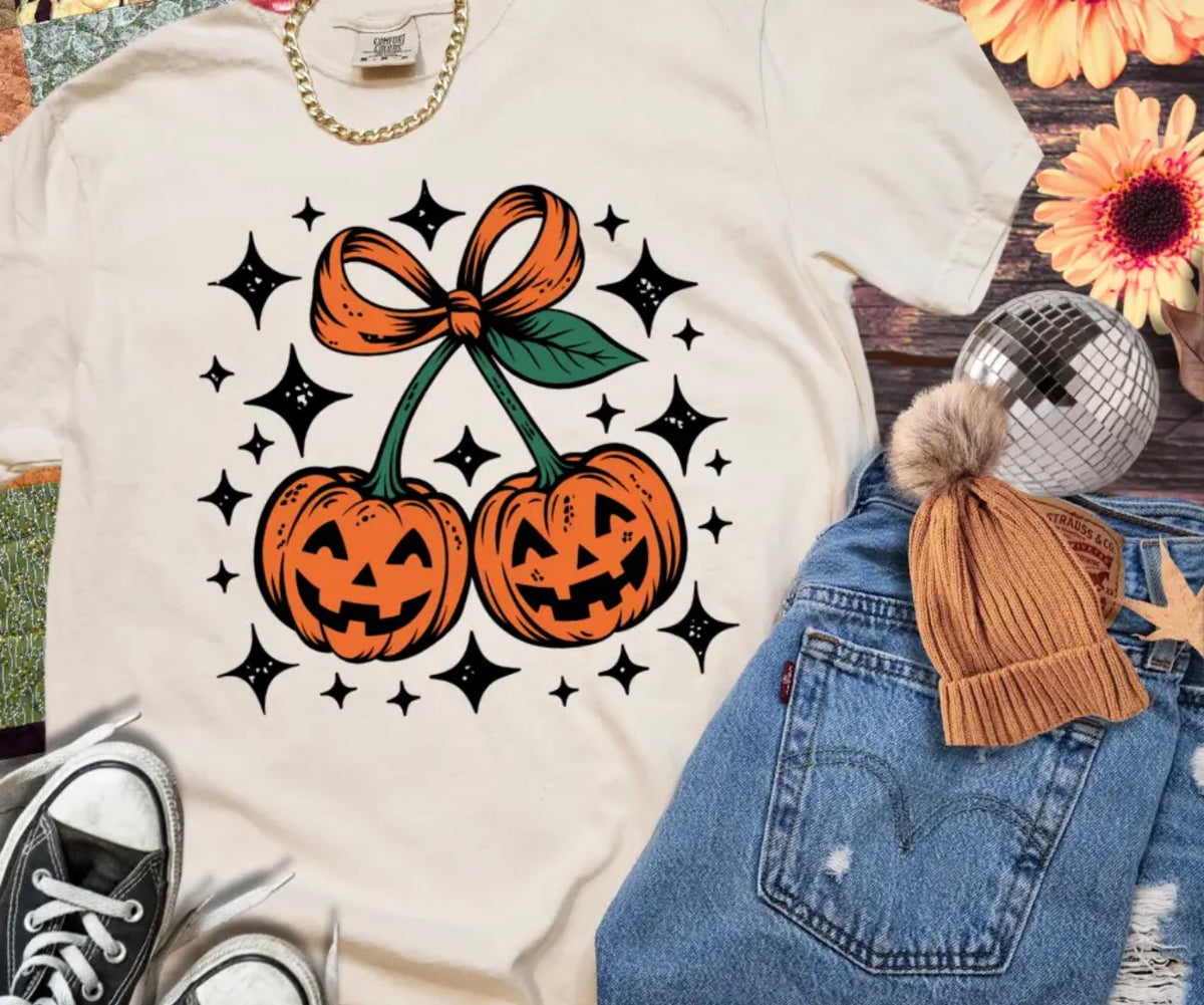 Pumpkin Cherries Tee