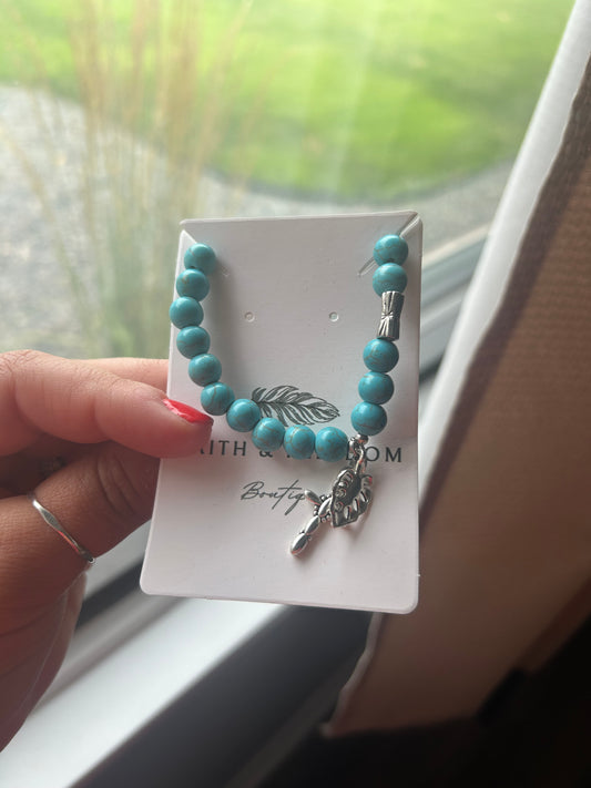Faith Like a Feather Bracelet