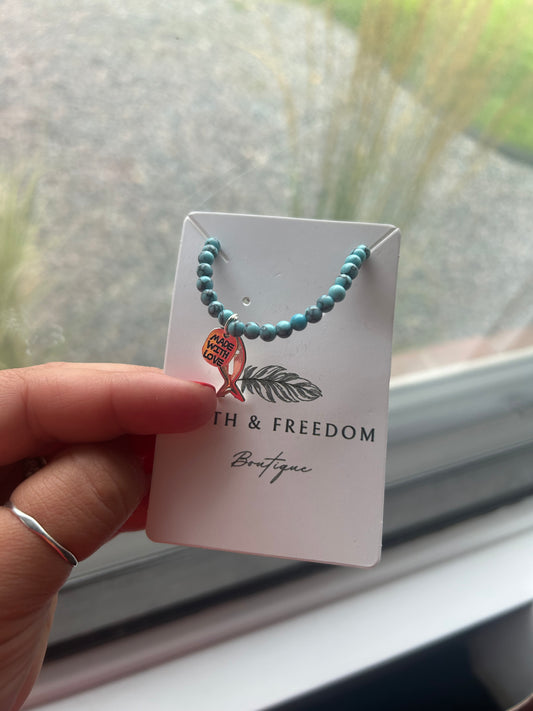 Jesus Fish Bracelet