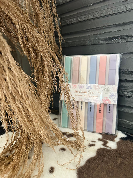 Muted Pastel Highlighters
