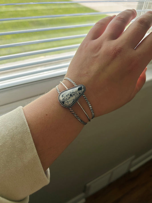 The Sterling Creek Stone Cuff