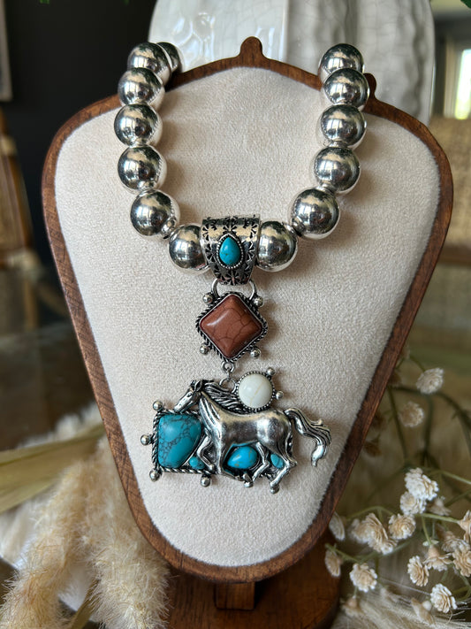 PRE-ORDER Stevie Horse Necklace