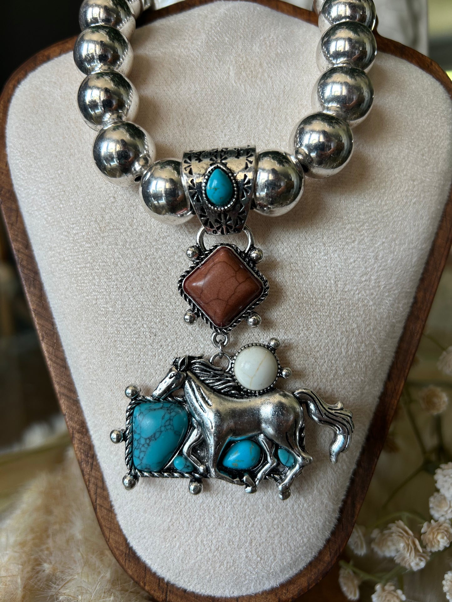 Stevie Horse Necklace