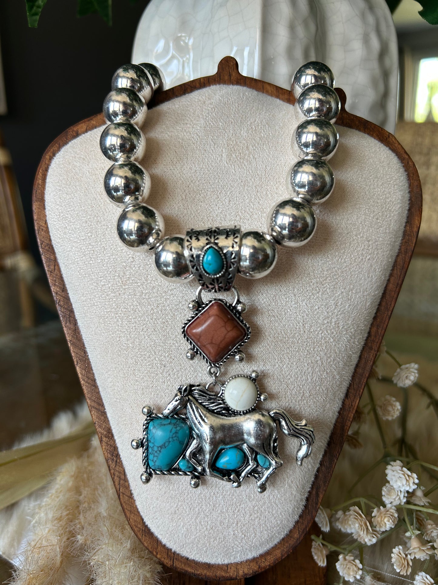 Stevie Horse Necklace