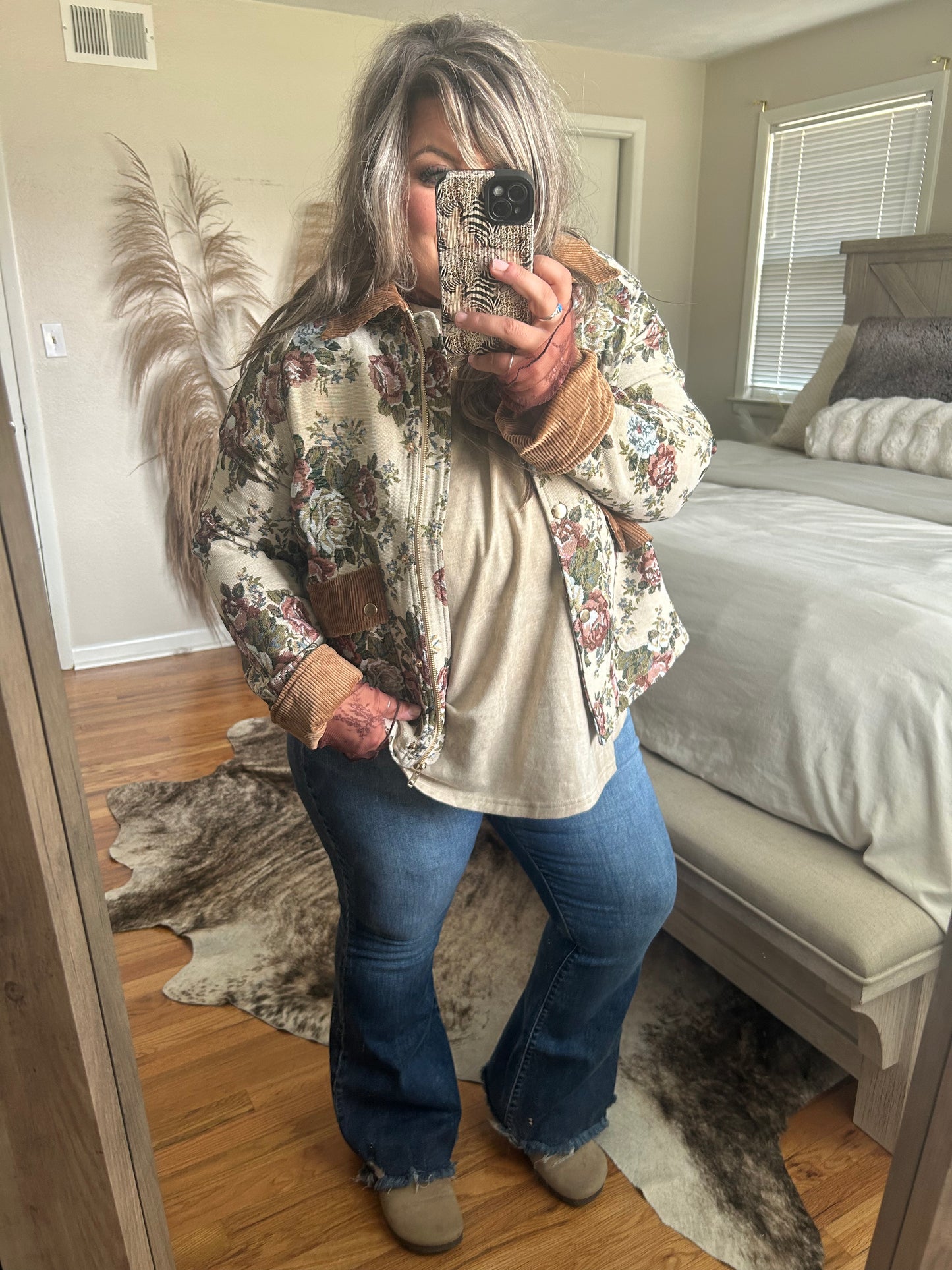 Harvest Bloom Barn Jacket