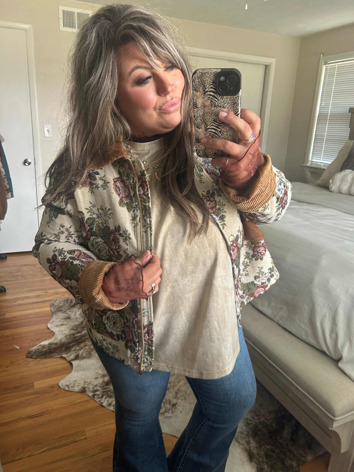 Harvest Bloom Barn Jacket