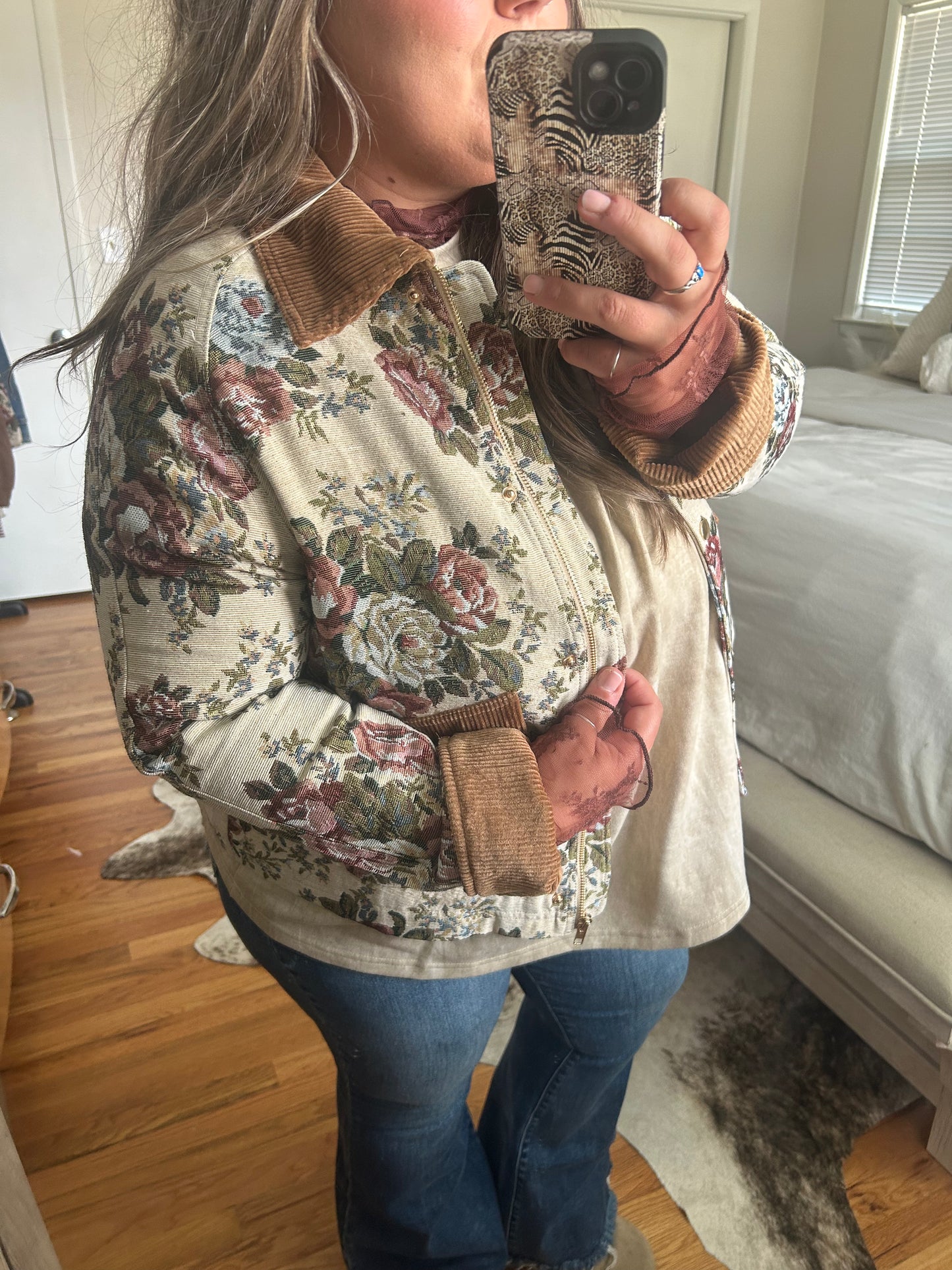 Harvest Bloom Barn Jacket