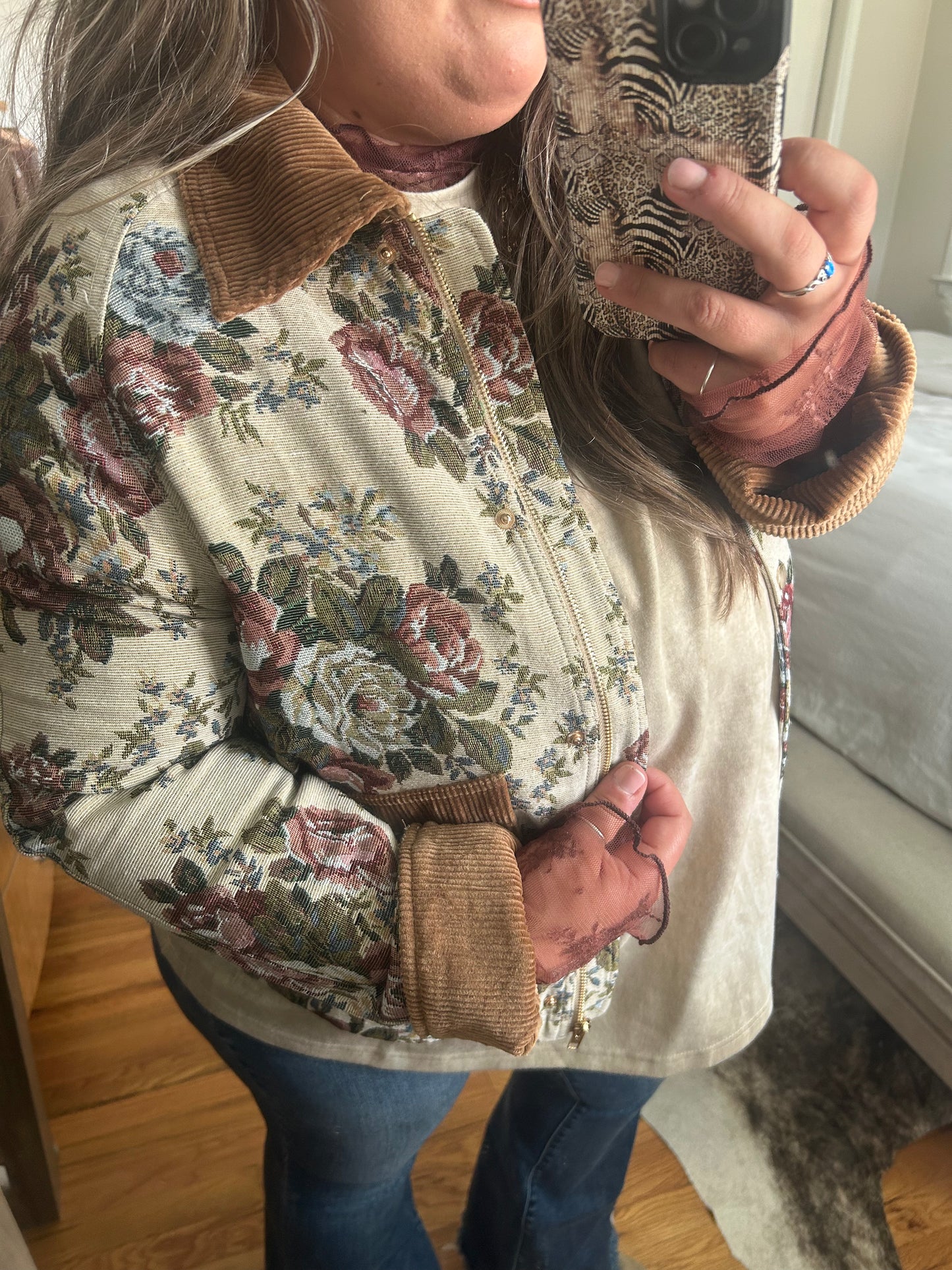 Harvest Bloom Barn Jacket