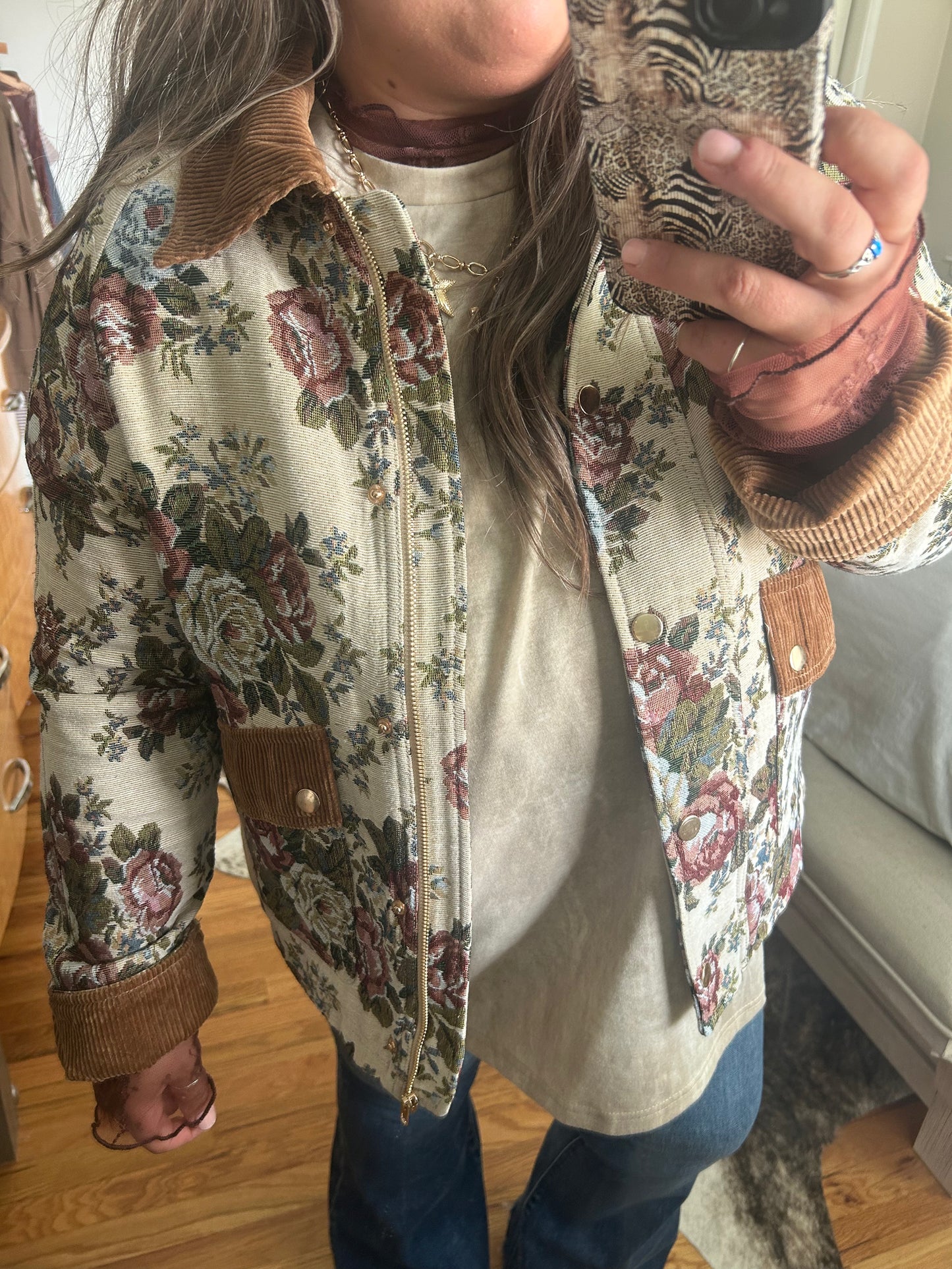 Harvest Bloom Barn Jacket