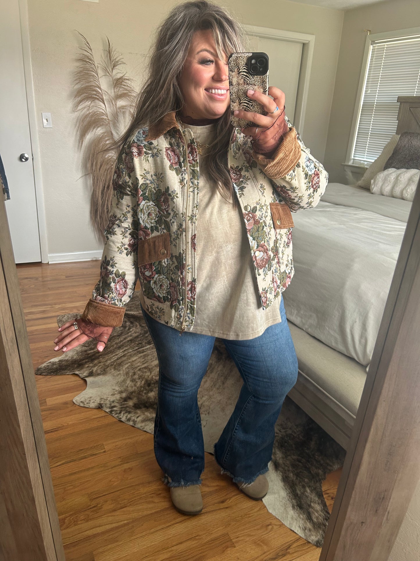 Harvest Bloom Barn Jacket