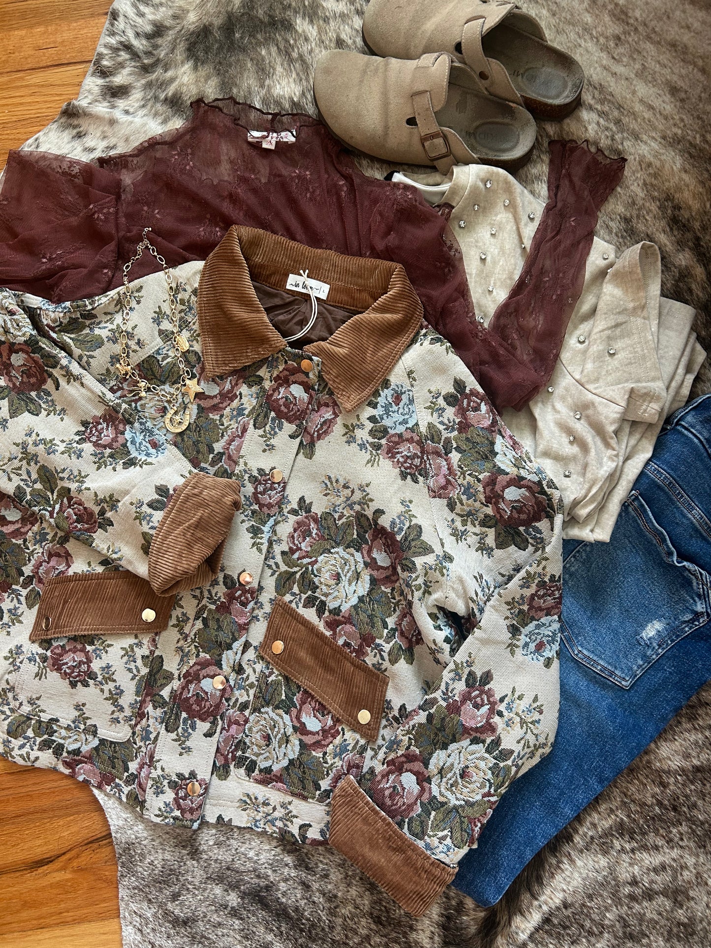 Harvest Bloom Barn Jacket