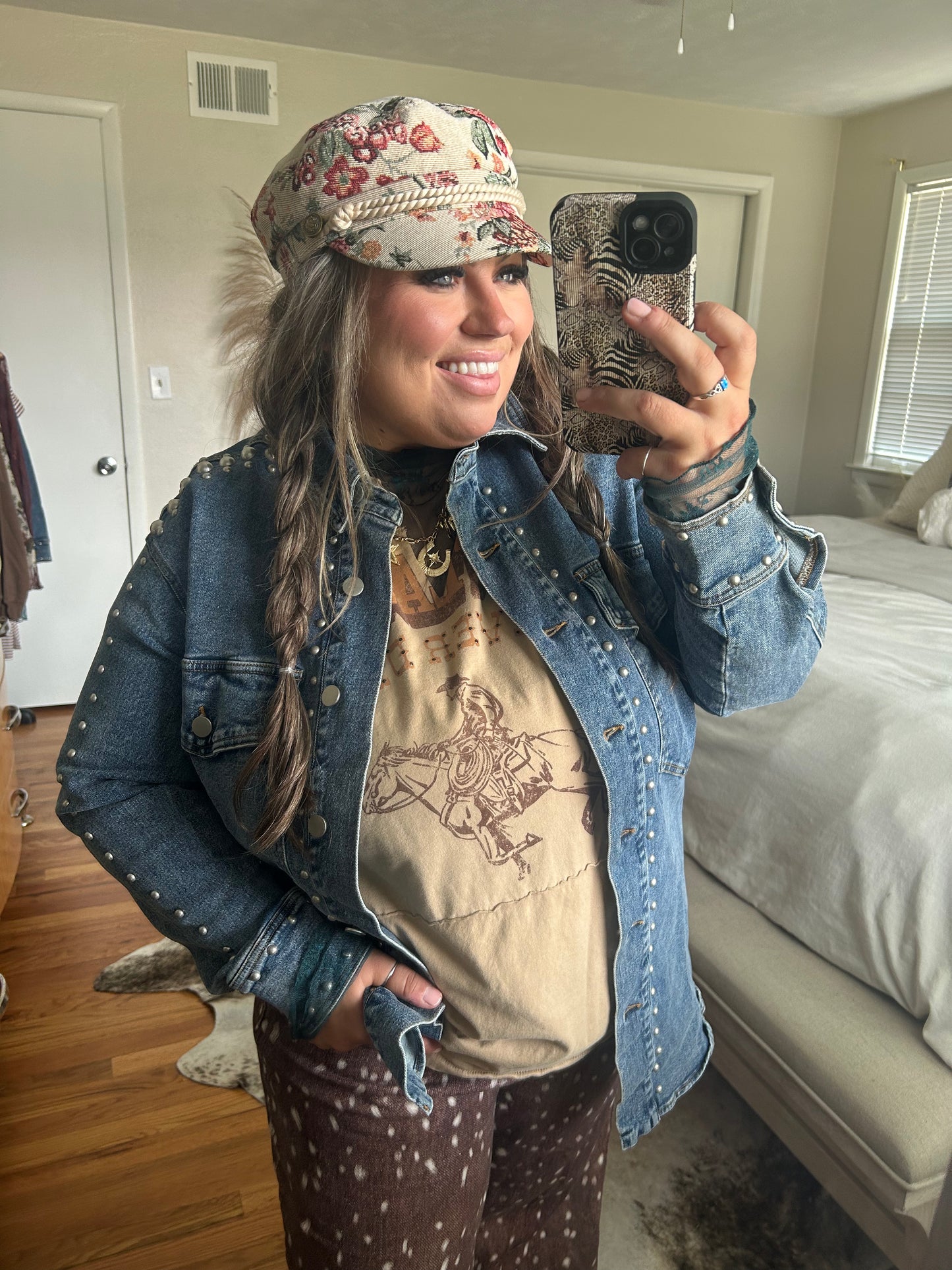 Blue Ridge Studded Denim Jacket