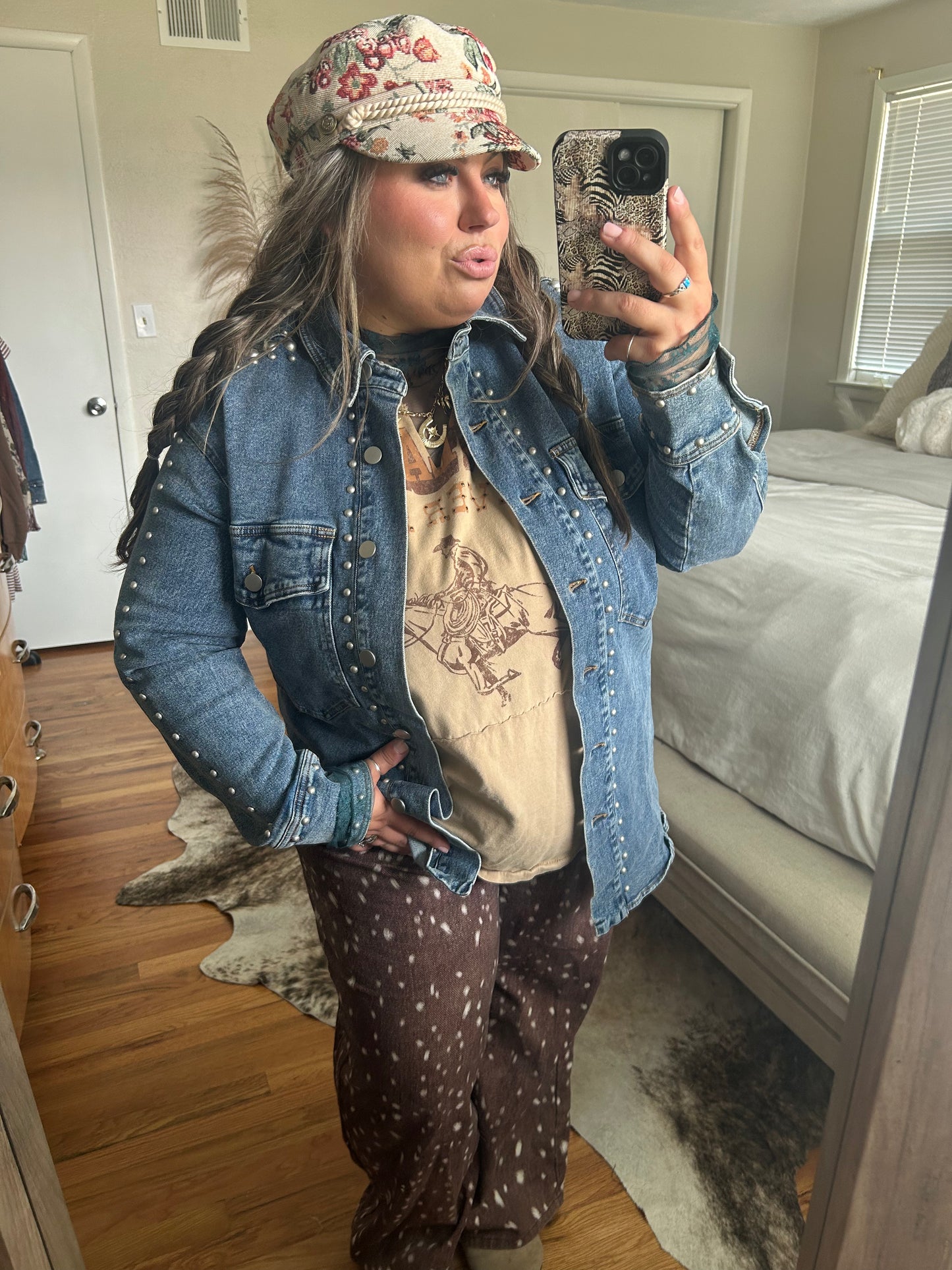 Blue Ridge Studded Denim Jacket