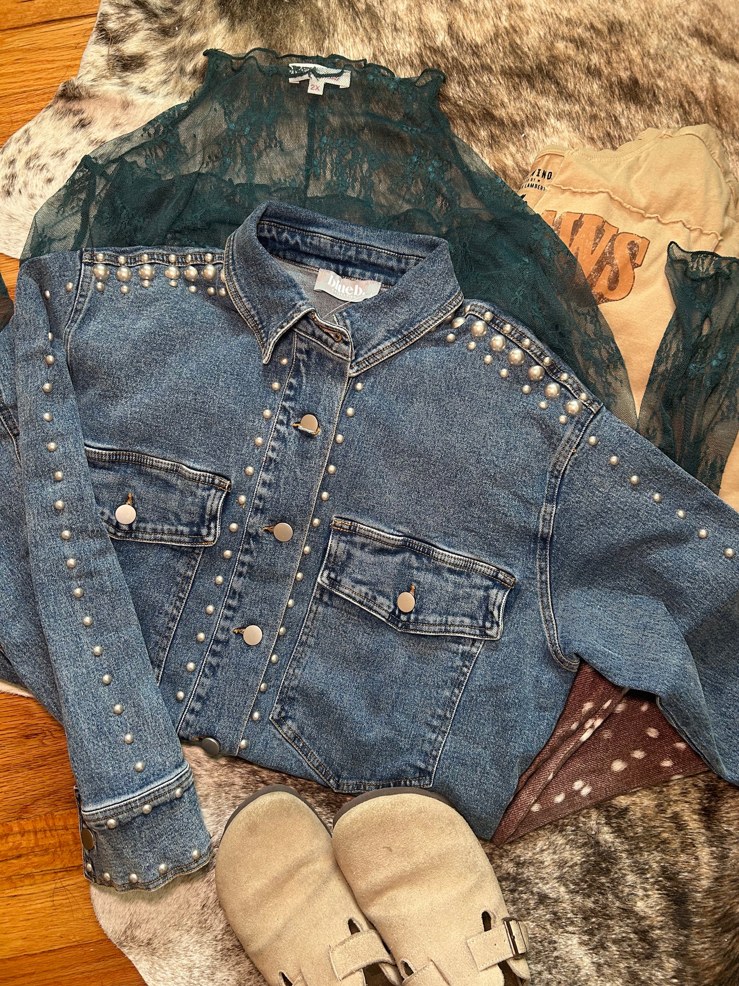Blue Ridge Studded Denim Jacket