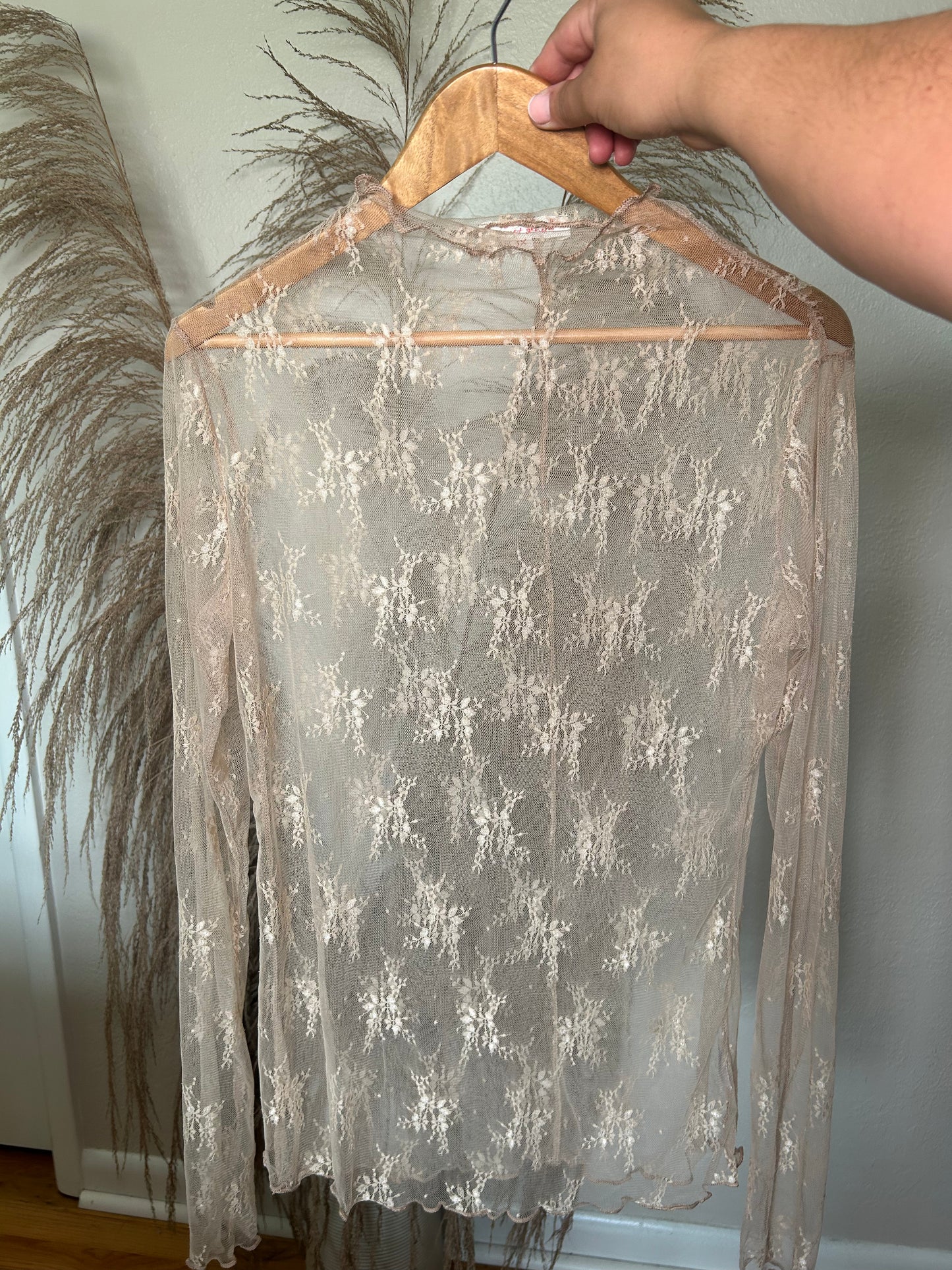 Oat Blossom Lace Top