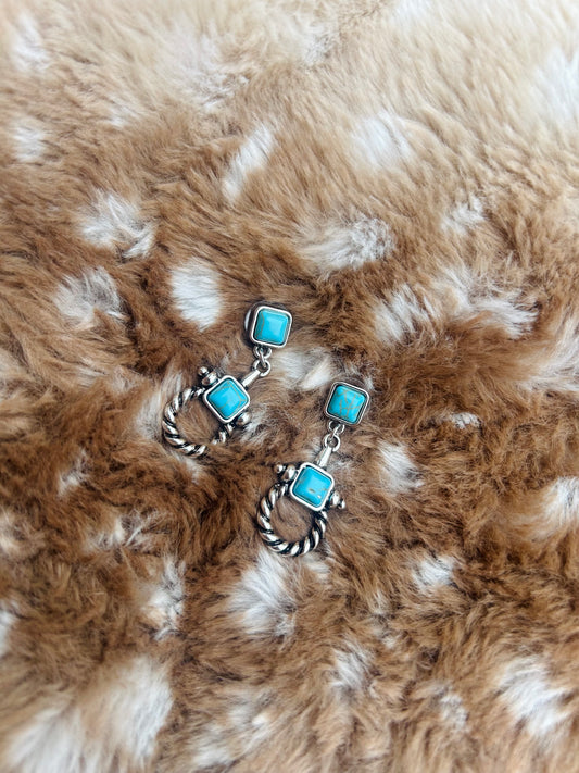 Blue Rein Earrings