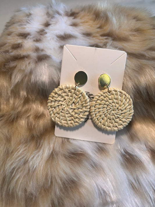 Coastal Weave Drop Earrings