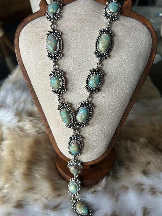 Sage Statement Necklace