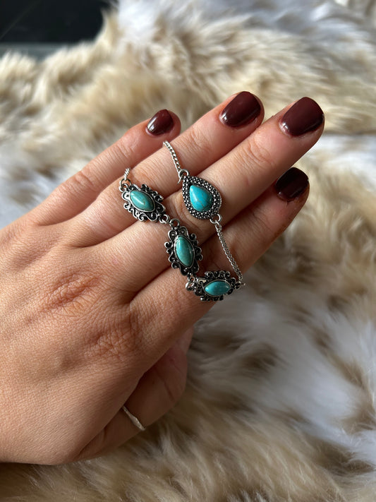 Aubrey Turquoise Bracelet Set