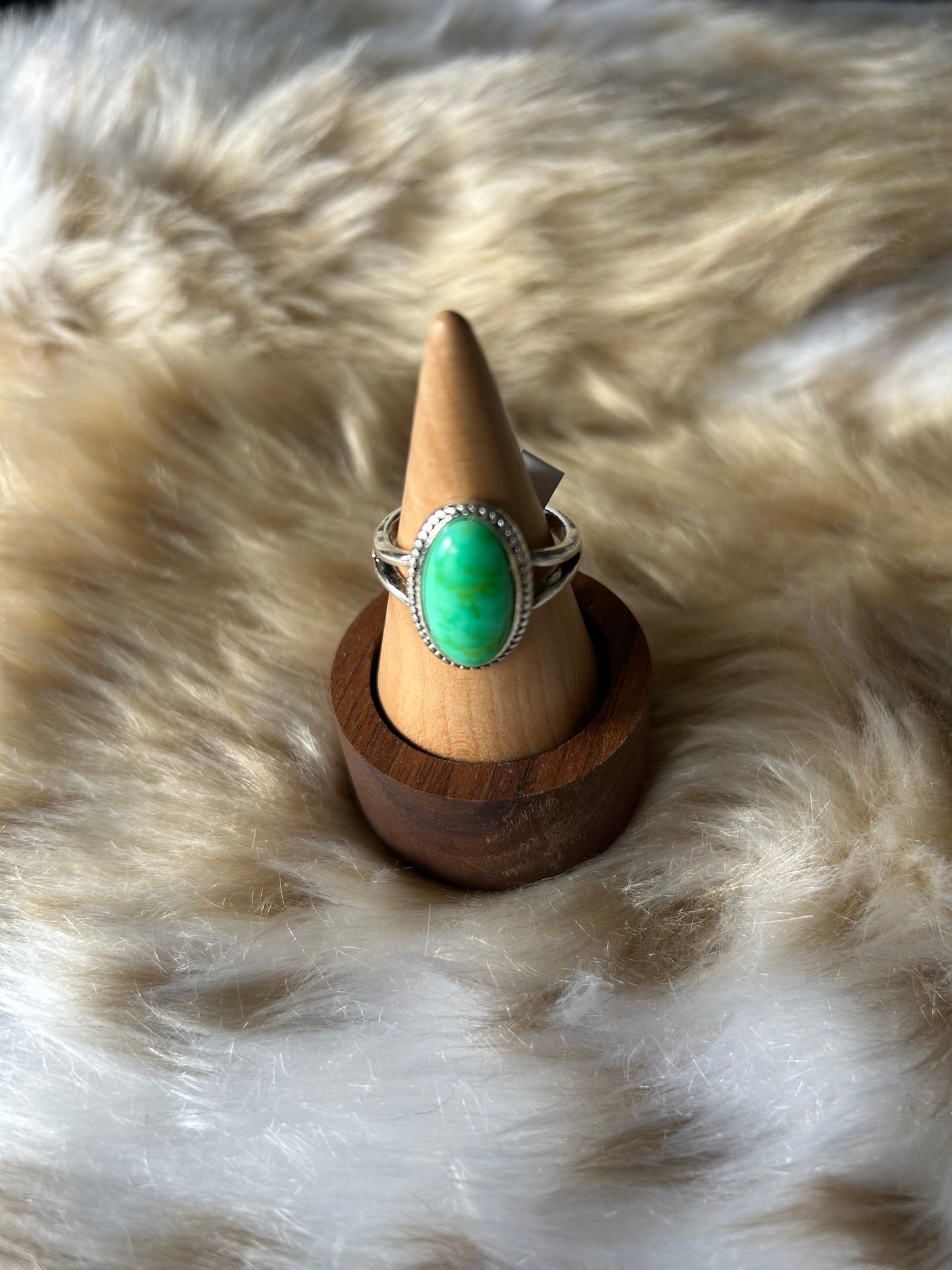 Lennon Green Stone Ring