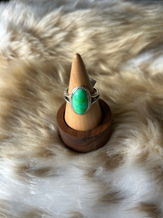 Lennon Green Stone Ring
