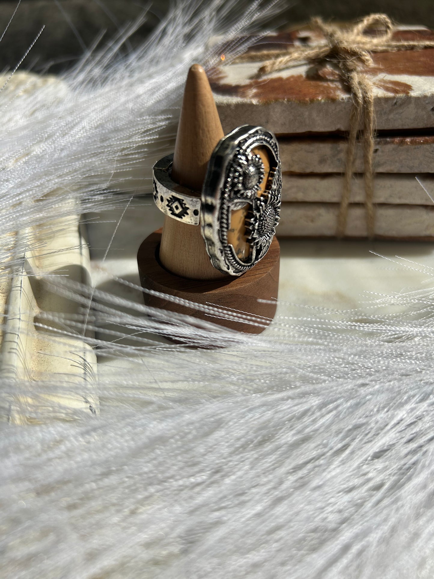 Delilah Sunflower Ring