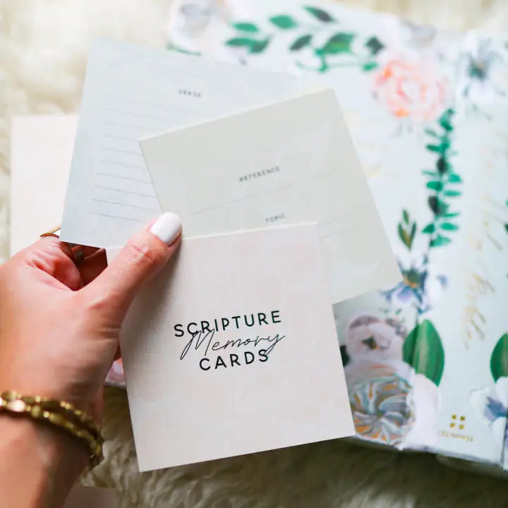 Scripture Memory Cards - Pastel Floral