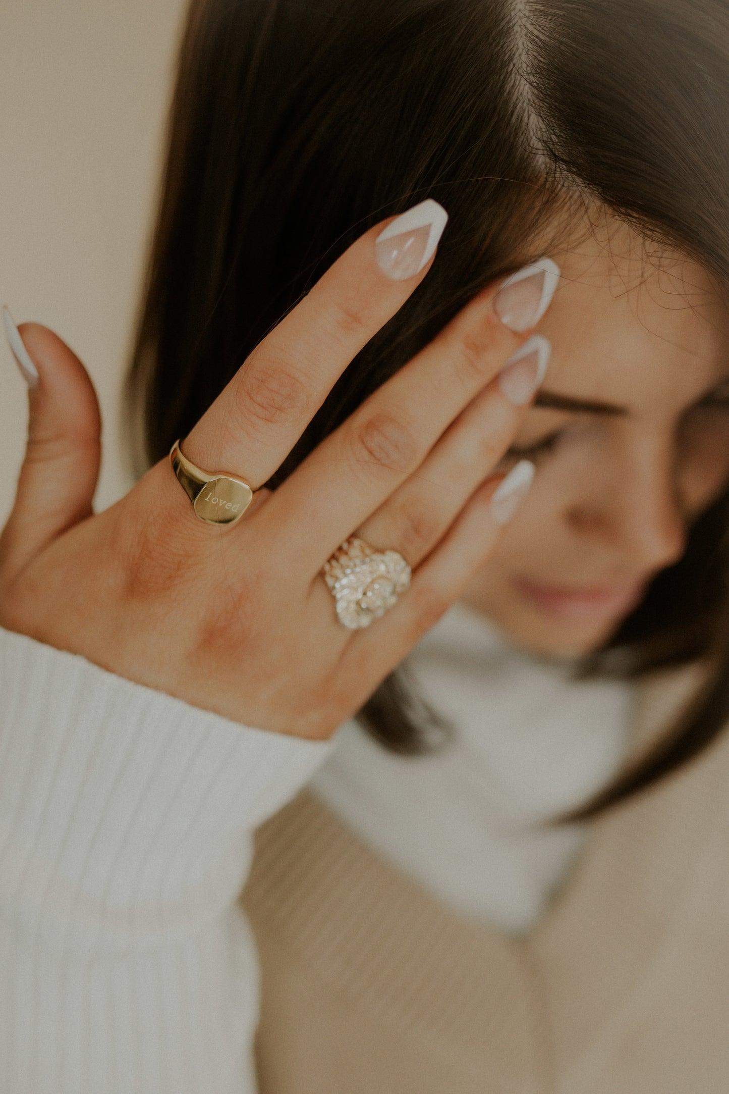 You Are Loved Gold Plated Ring